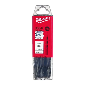 Сверло по металлу Milwaukee HSS-R 8,5х117 мм 10 шт. (4932363519)