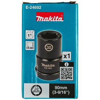 Головка торцева 6-гранна ударна подовжена Makita 1" 30 мм (E-24692)