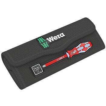 Викрутка зі змінними стрижнями діелектрична WERA Kraftform Kompakt VDE Stainless 17 Slim 1 TIE 17 шт. (05006631001) нержавіюча сталь