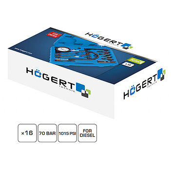 Компрессометр для дизельных двигателей Hoegert (HT8G410)