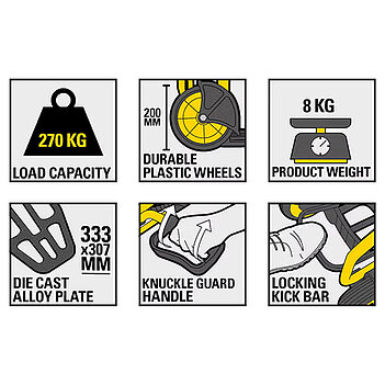 Тележка транспортировочная Stanley 270 кг (SXWTD-FT591)