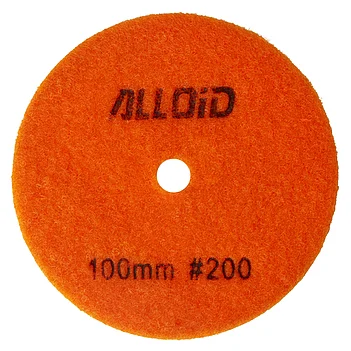 Диск полірувальний по бетону і граніту Alloid Pro HEXAGON 100 мм (DD-63388)