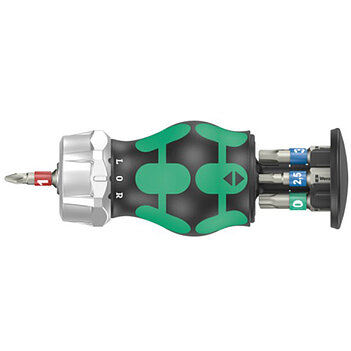 Отвертка трещоточная с набором бит WERA Bicycle Set 5 8 шт. короткая (05004185001) Отвертка трещоточная с набором бит WERA Bicycle Set 5 8 шт. короткая (05004185001)
