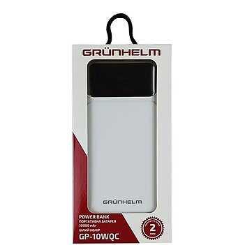 Пoвepбaнк Grunhelm GP-10WQC 10000 mAh (137526)