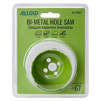 Коронка универсальная Alloid Bi-Metal 67 мм (HS-30067)