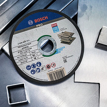 Круг отрезной по металлу Bosch Pro Stainless Steel and Metal 125x1,0x22,23 100 шт. (2608626113)