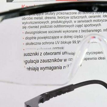 Очки защитные Yato с коррекцией зрения +2.5D (YT-73614)