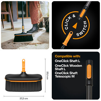 Мітла-щітка Fiskars OneClick (1080701)