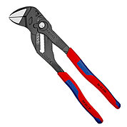 Кліщі переставні KNIPEX Cr-V 180 мм з кнопковим фіксатором (86 02 250)