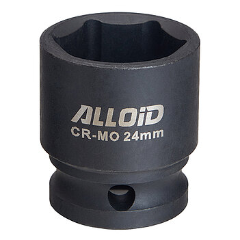 Головка торцевая 6-гранная ударная Alloid Cr-Mo 3/4" 24 мм (GU-70124)