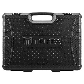 Набор инструмента TOPEX Cr-V 1/4", 1/2" 56 ед. (38D224)