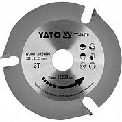 Диск пильный по дереву Yato 125x22,23x3,8 мм (YT-60470)