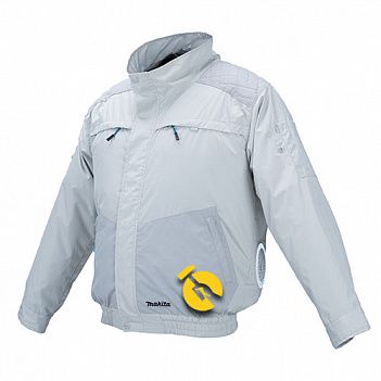 Куртка аккумуляторная с вентиляцией Makita размер S (DFJ405ZS) - без аккумулятора и зарядного устройства