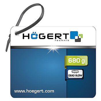 Молоток рихтувальний Hoegert 680 г (HT3B091)