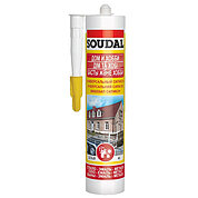Герметик силиконовый универсальный SOUDAL 280мл серый (111414)