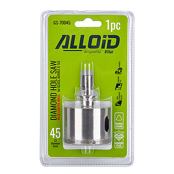Коронка по кераміці Alloid 45 мм (GS-70045)