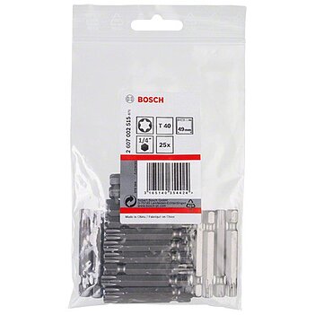 Бита Torx Bosch Extra Hard 1/4" T40 25 шт. (2607002515)