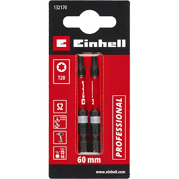 Біта ударна Torx Einhell S2 1/4" T20 2 шт. (132170)