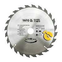 Диск пиляльний по дереву і пластику Yato 250х30х2,2 мм (YT-6070)