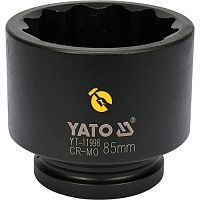 Головка торцева 12-гранна ударна Yato 1" 85 мм (YT-11998)