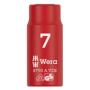 Головка торцева 6-гранна діелектрична WERA 8790 A VDE 1/4" 7 мм (05005934001)