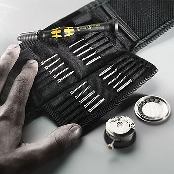Викрутка з набором прецизійних біт WERA Kraftform Kompakt Micro-Set ESD/11 11 шт. з антистатичним покриття (05073670001)