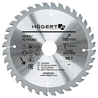 Диск пиляльний по дереву Hoegert Mn65 185х1,6х30 мм (HT6D781)