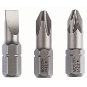 Набор бит Bosch Extra Hard 1/4" 3шт. (2607001766)