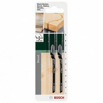 Полотно пильное по дереву Bosch Basic for Wood HCS T119 ВО 82мм 2шт (2609256717)