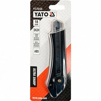 Нож для отделочных работ Yato (YT-75124)