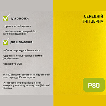 Наждачний папір Alloid P80 115мм х 10м (SP-10080)