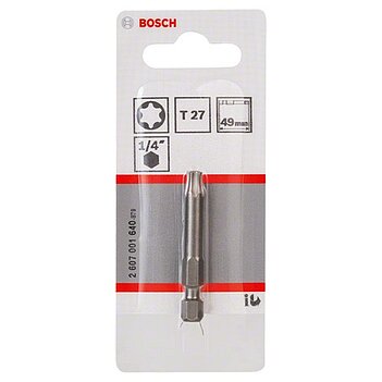 Біта Torx Bosch Extra Hard 1/4" T27 1 шт. (2607001640)