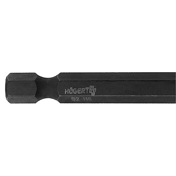 Бита ударная магнитная Hex Hoegert S2 1/4" H6 2 шт. (HT1S703)