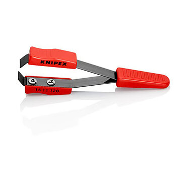 Пинцет прямой KNIPEX 120 мм для удаления изолирующего лака (15 11 120)