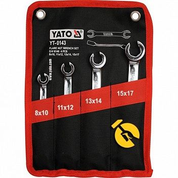 Набір ключів розрізних Yato 4 шт (YT-0143)