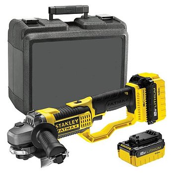 Кутова шліфмашина акумуляторна Stanley (FMC761M2) Кутова шліфмашина акумуляторна Stanley (FMC761M2)