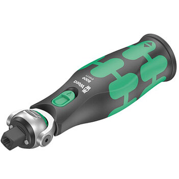 Трещотка с шарниром WERA Zyklop Pocket 1 8009 3/8"х1/4" 72 зубца с магазином бит (05004280001)