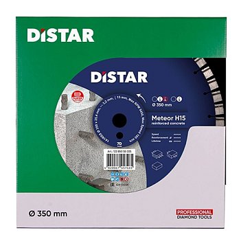 Диск алмазный сегментированный Distar 1A1RSS/C3-W METEOR H15 350x25,4x3,2мм (12385055025)