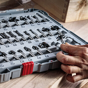 Набор фрез по дереву Bosch PRO 30 шт. (2607017475)