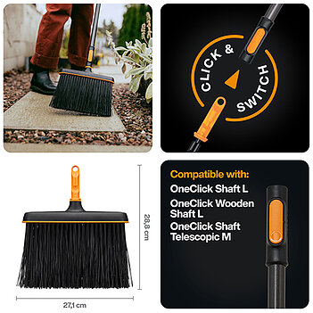 Мітла-щітка Fiskars Fiskars OneClick (1080699)
