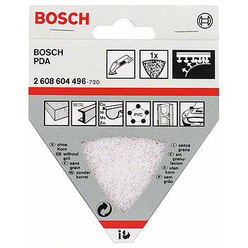 Шліфувальний лист Bosch 93x93мм без зерна з нетканого матеріалу (2608604496)