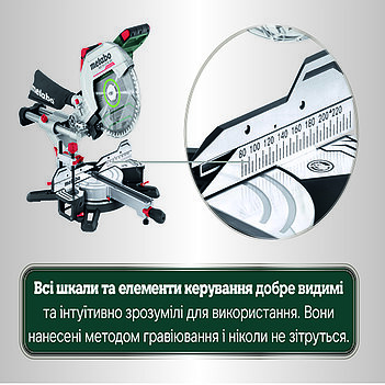 Пила торцовочная аккумуляторная Metabo KGS 18 LTX BL 305 (614305810)