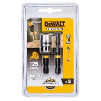 Біта ударна Torx DeWalt Extreme Flextorq 1/4" T25 2 шт + тримач саморізів магнітний (DT70538T)