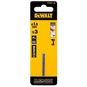 Свердло по металу DeWalt EXTREME Black & Gold 1,5x40 мм 3 шт (DT20511)