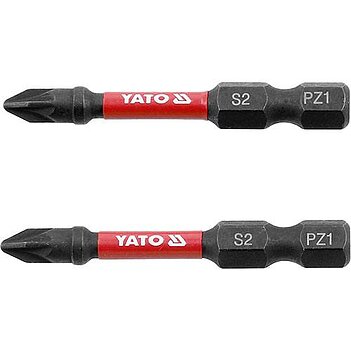 Бита ударная Pozidriv Yato 1/4" PZ1 2 шт. (YT-78043)