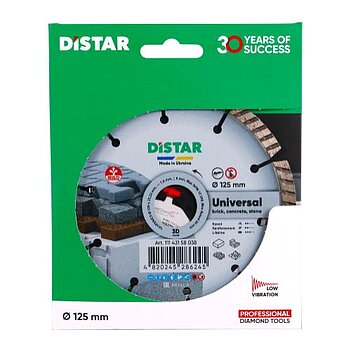 Диск алмазный сегментированный Distar Universal 125x1,8x22,23мм 1шт (11143158038)