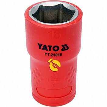 Головка торцевая 6-гранная Yato 3/8" 16 мм (YT-21016)