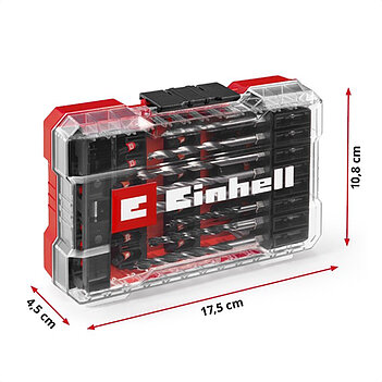 Набір ударних біт, торцевих головок і свердел Einhell 39 шт. (108759)