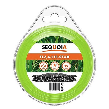 Косильна струна "Зірка" SEQUOIA 2,4 мм / 15 м (TL2.4-L15-Star)