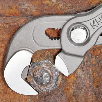 Клещи переставные-гаечный ключ KNIPEX Raptor Cr-V 250 мм с кнопочным фиксатором (87 41 250)